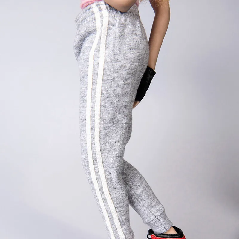

2 Models 1/6 Scale Unisex Man Fashion Sweatpants Clothing Female Casual Pants Clothes Model For 12" Action Figure Body Doll Toys