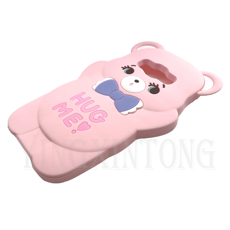 Модный милый 3D мультяшный Hug Bear чехол для Samsung Galaxy J4 Prime J6 Plus J8 2018 J7 2015 J5 2016 Мягкая