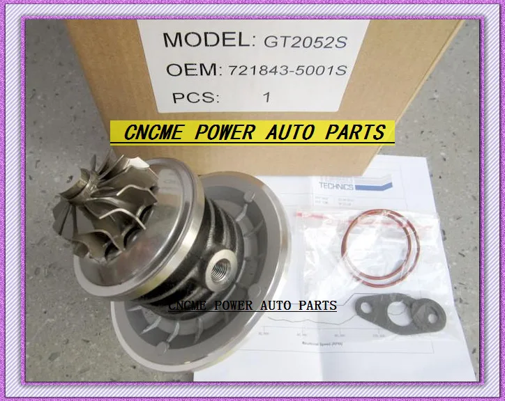 Turbo Cartridge CHRA Core For Ford RANGER Truck Maxion 01- 2.8L HS2.8 130HP GT2052S 721843 721843-5001S 721843-0002 Turbocharger (6)