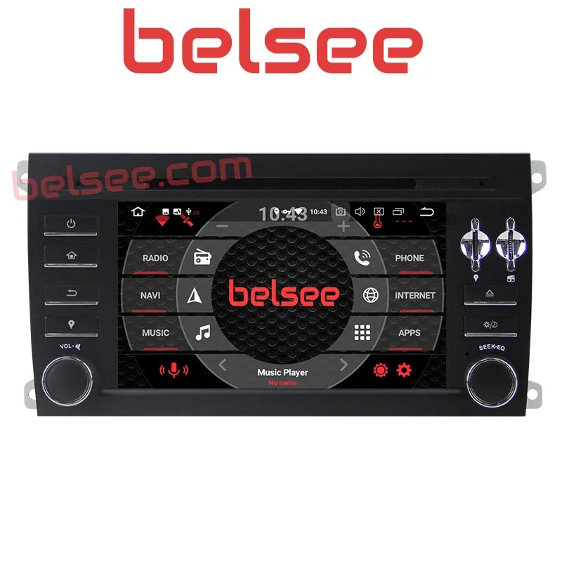 Sale Belsee Octa Core Android 9.0 Multimedia Head Unit Radio DVD Player for Porsche Cayenne 2003 2004 2005 2006 2007 2008 2009 2010 1