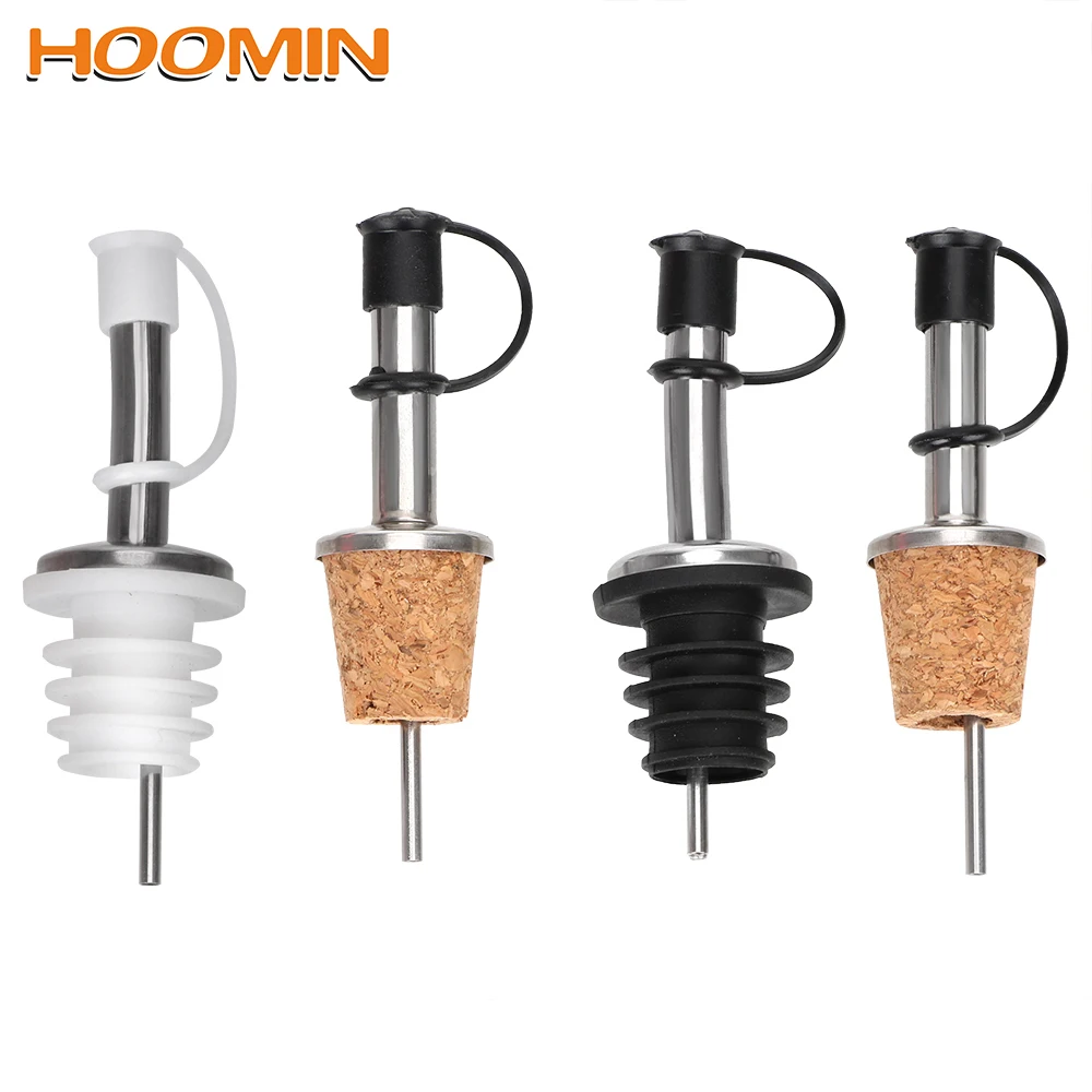 

HOOMIN Wine Pourer Bottle Stopper Wine Stopper Barware Kitchen Accessories Stainless Steel Bar Tools