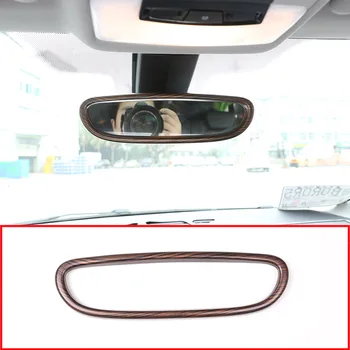 

Pine Wood Grain Car Interior Rearview Mirror Frame Trim Accessories For BMW X1 F48 2016-2018 1 Series F20 2011-2015