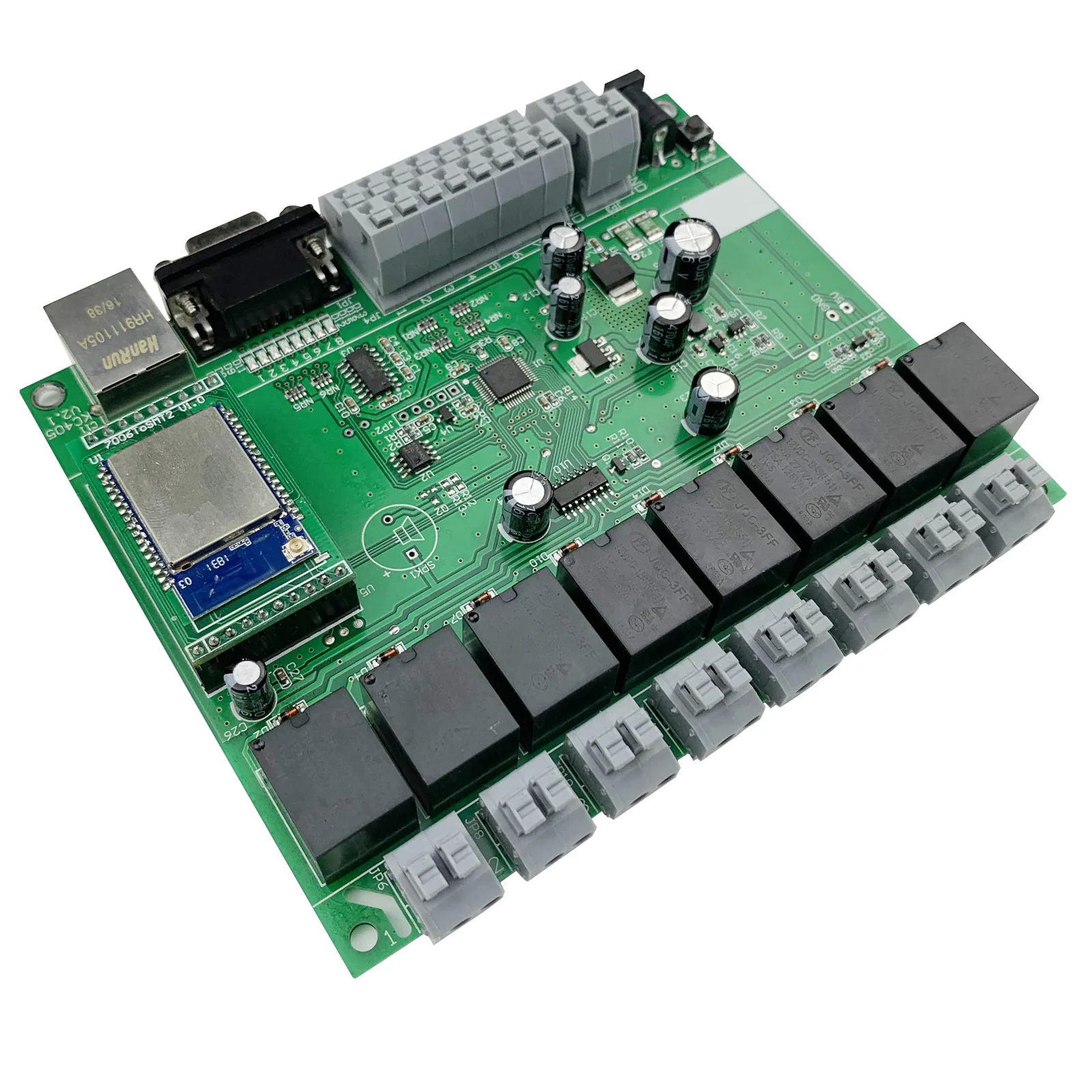  8 kanal Relais Netzwerk IP Web Dual Kontrollieren Ethernet WiFi RS232 Interface WAN LAN PC Telefon 