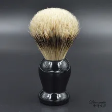 High quality silvertip badger hair shaving brush resin handle for man