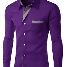 Бренд Платье года футболки Для мужчин s Рубашка в полоску приталенная женская рубашка футболка с длинными рукавами Для мужчин рубашка Heren Hemden; тонкая рубашка Masculina M-4XL