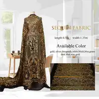แอฟริกาลูกไม้สำหรับชุดราตรีHojilouสีขาวเลื่อมผ้าสำหรับเสื้อผ้าแอฟริกันผ้าลูกไม้สวิสกับสีขาวเลื่อม