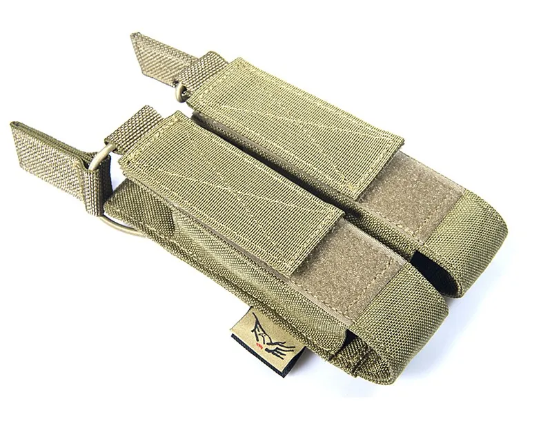 FLYYE FY-PH-M027 MP7 Molle двойной открытый Топ маг Чехол для наружного фонарика тактический жилет сумка сумки прилагается посылка