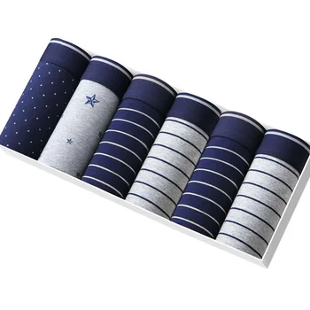 

boxer para hombre 6pcs/lot Men Underwear Boxers Modal Man Soldier Big Boxer Shorts Mens Boxers Underpants