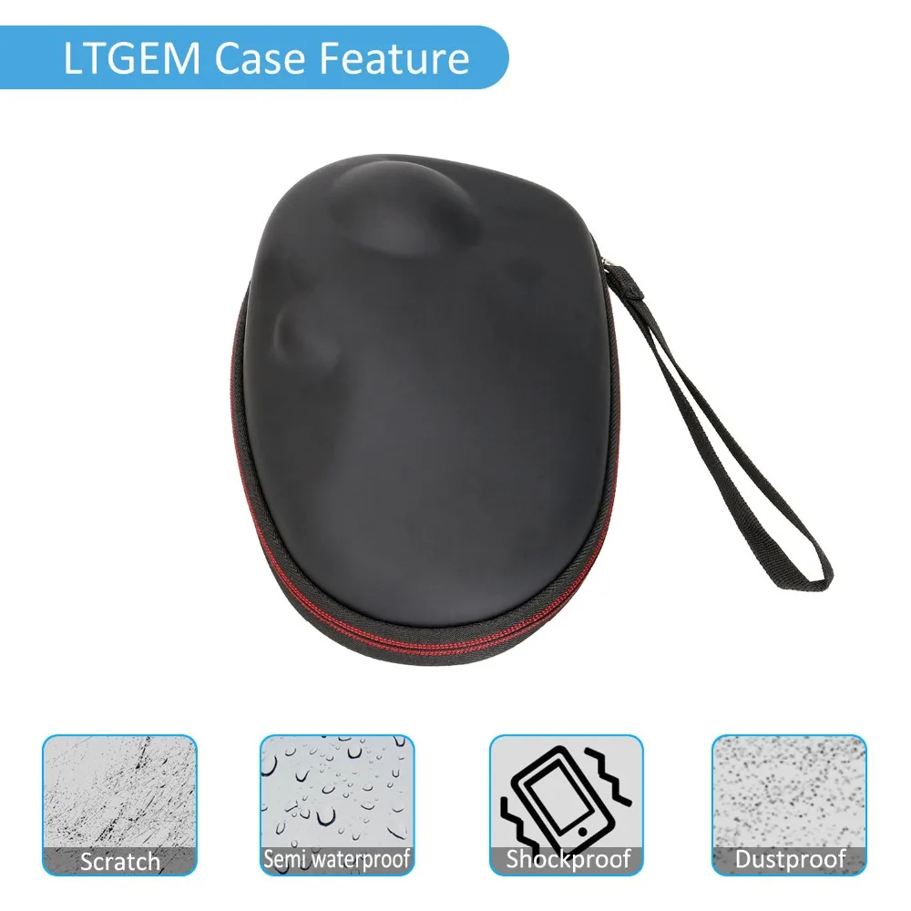 LTGEM إيفا غطاء واقٍ مزخرف لهاتف آيفون ل ELECOM M-HT1DRBK اللاسلكية ماوس كرة التتبع-السفر واقية حمل حقيبة التخزين