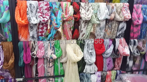 Рисунок 2 - Модный смешанный шарф шаль Понч 50 шт