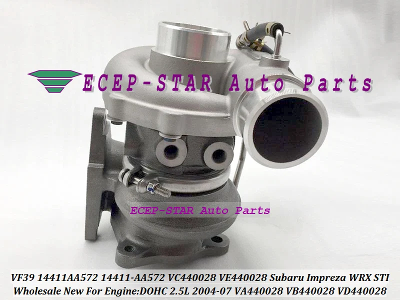 Turbo VF39 14411AA572 14411-AA572 VC440028 For Subaru Impreza WRX STI DOHC 2.5L 2004-07   (4)