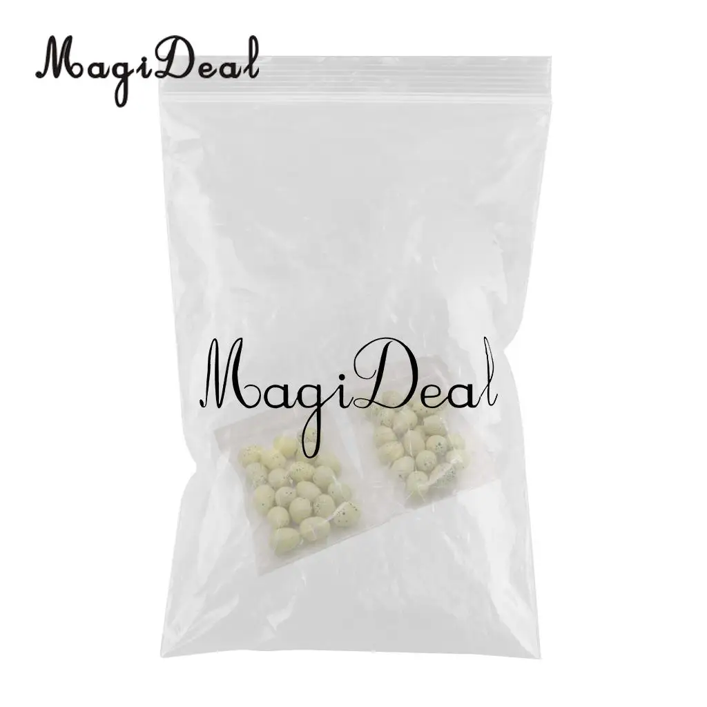 MagiDeal 20 Pieces Foam Sparrow Artificial Bird Egg For Wedding Home Party Decoration