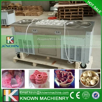 

The KN-2+10 fried ice cream roll machine with R404A / R410A Refrigerant