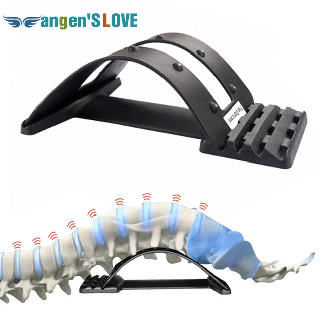 1set Back Magic Waist Relax Stretcher Multi Level Back Stretching Device Back Massage Stretcher