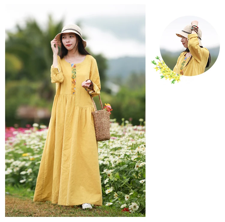7340 yellow dress (7)