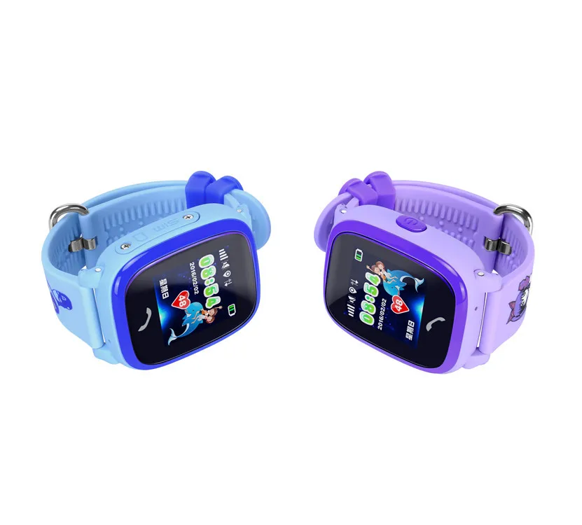 Baby Children Touch Shower Swim Smart GPS Tracking Watch American Captain Cat Princess IOS Android SOS Educational Smartwatch