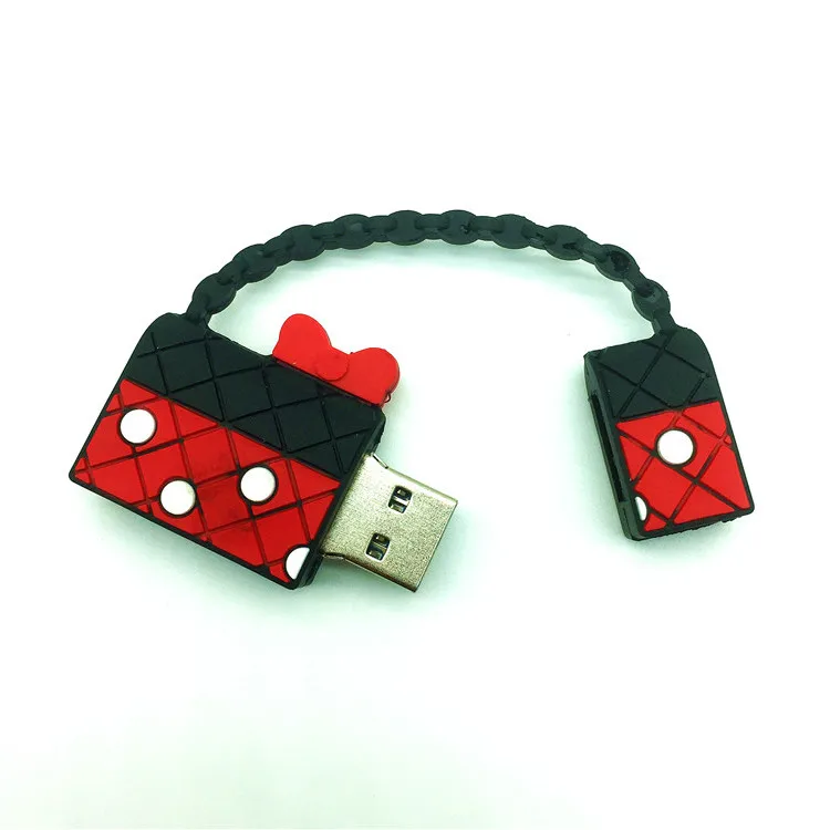 USB 3.0 Минни Сумочка USB Flash Drive Pendrive Ручка U диск 4 ГБ 8 ГБ 16 ГБ 32 ГБ 64 ГБ памяти для хранения лучший подарок для подруги