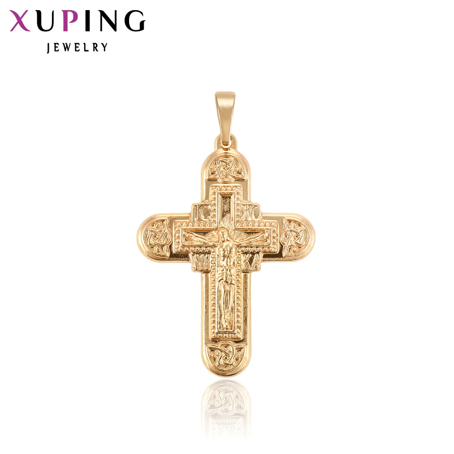 Xuping Gold Color Plated Elegant Jewelry Jesus Seris