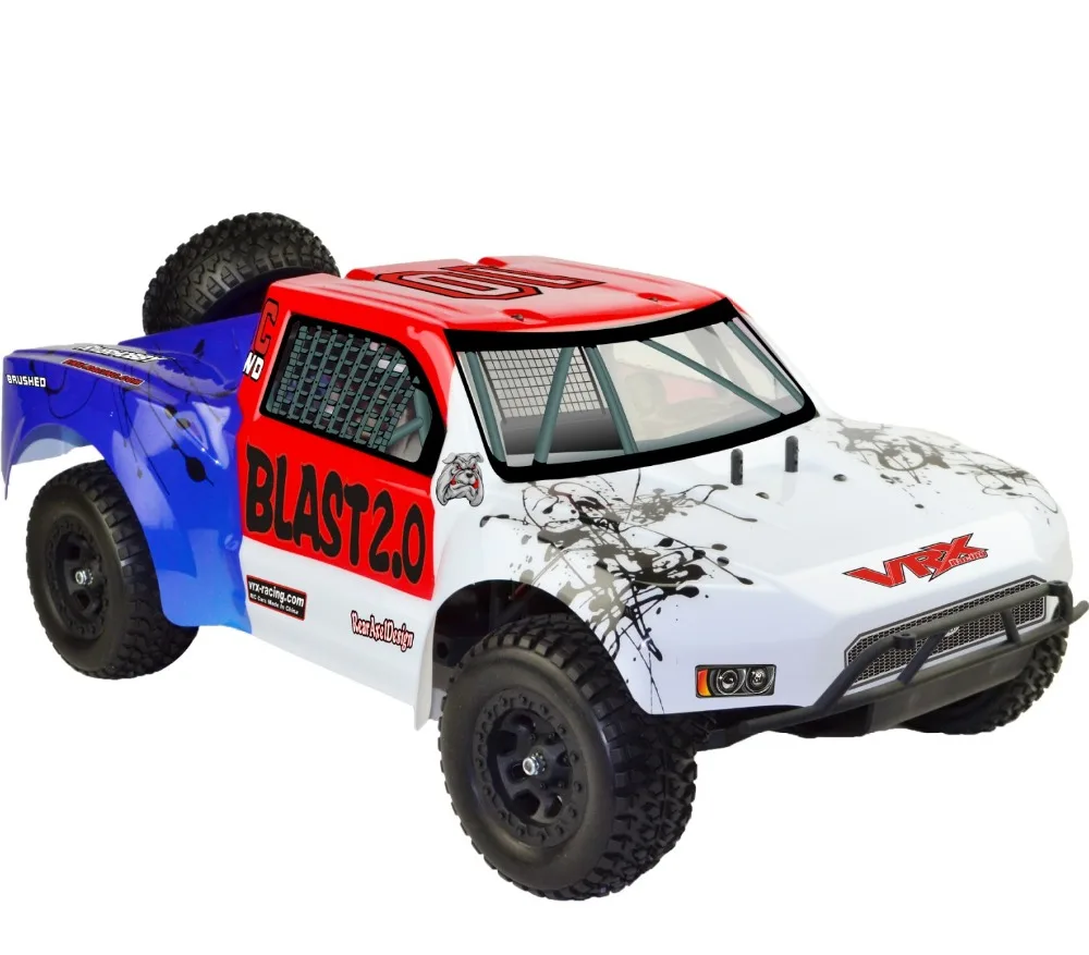 Радиоуправляемый грузовик радиоуправляемая модель VRX Racing Octane Blast 2,0 1/10 Электрический короткий путь грузовик бесщеточный грузовик 4wd ру Радиоуправляемый RC 1:10