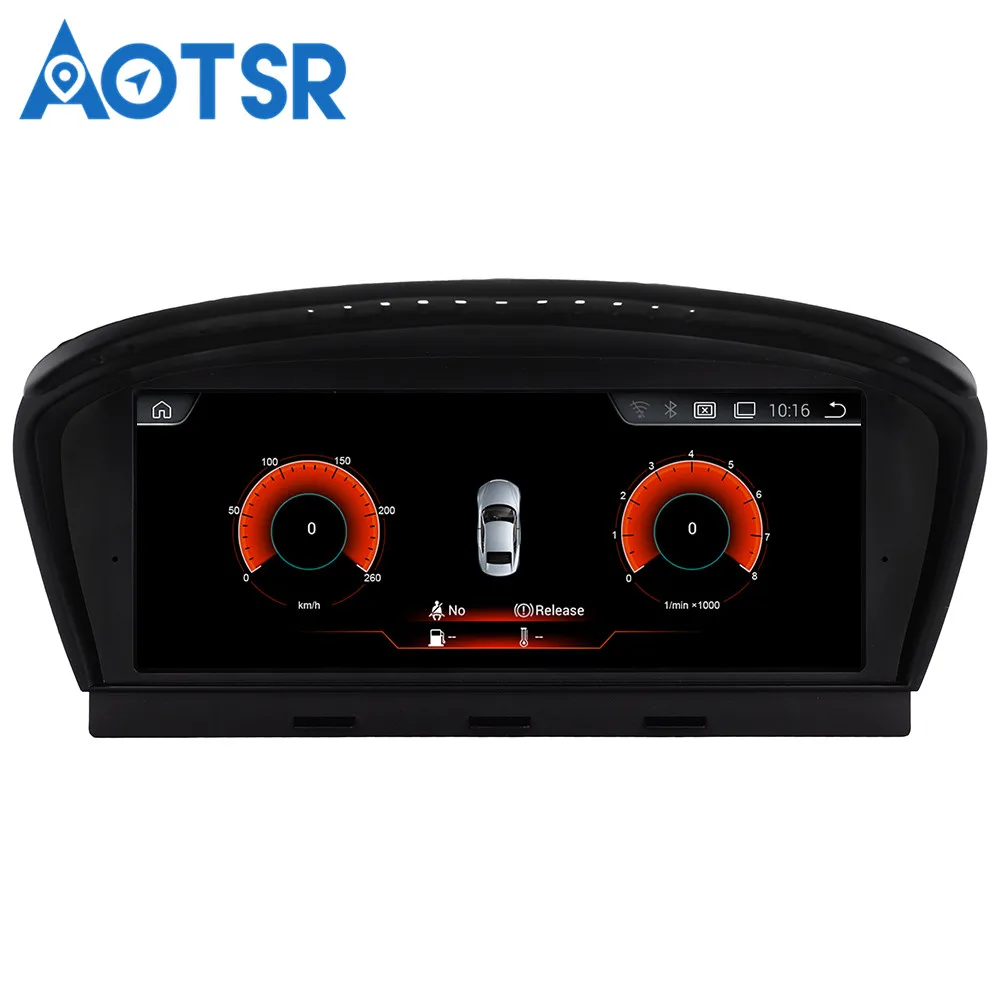 Clearance Aotsr Android 4.4 Car GPS Navigation NO DVD Player Headunit For For BMW 5 Series E60 (2005-2010) 1 Din Radio Multimedia Stereo 3