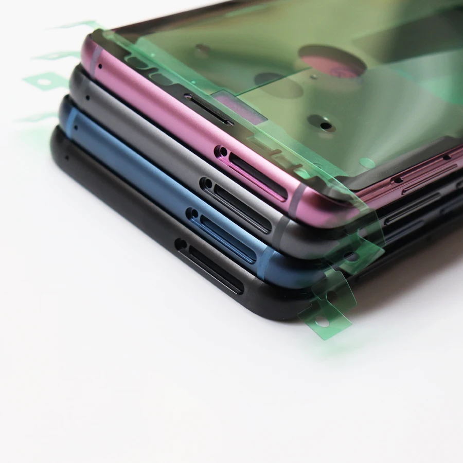 Оригинальная средняя рамка для Samsung Galaxy S9 G960 G960F + Plus G965 G965F металлический корпус
