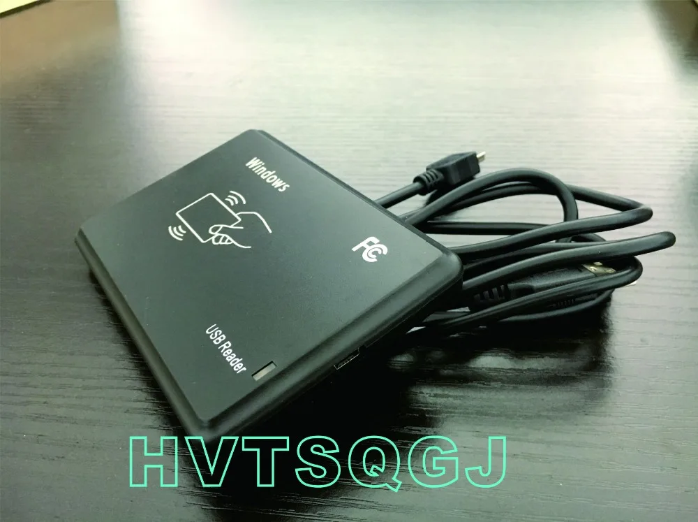 Бесплатная доставка USB Бесконтактный RFID смарт M1 IC кардридер 13 56 МГц (только