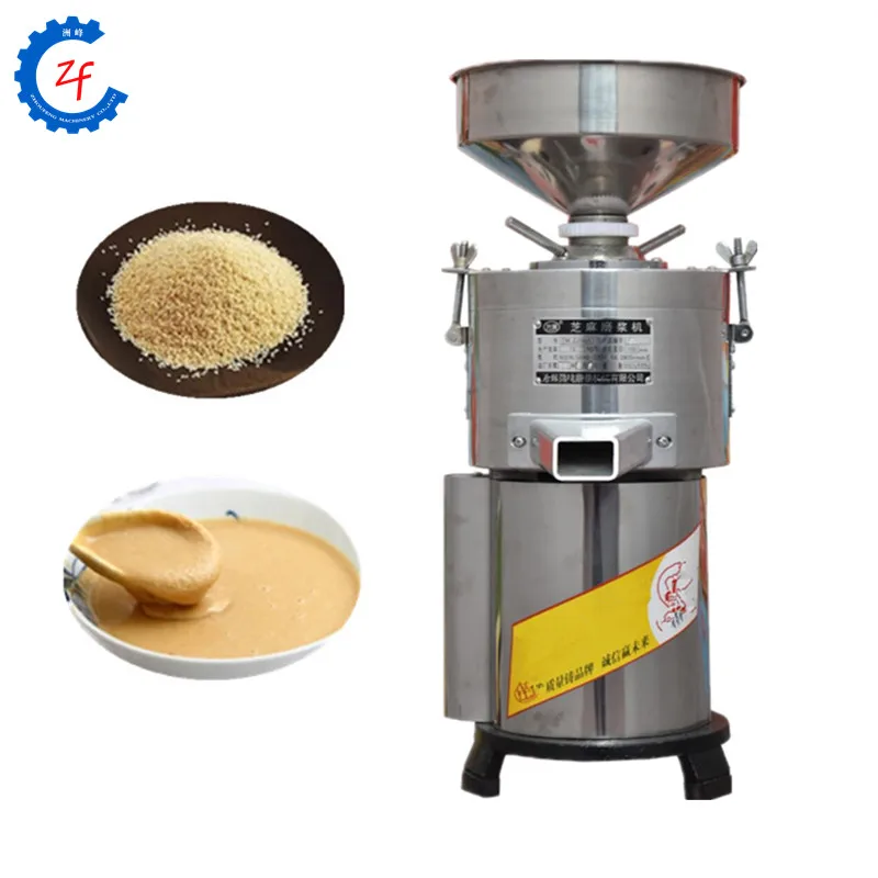 

220V Commercial electric peanut paste grinder machine automatic seasame peanut nut paste butter grinding machine