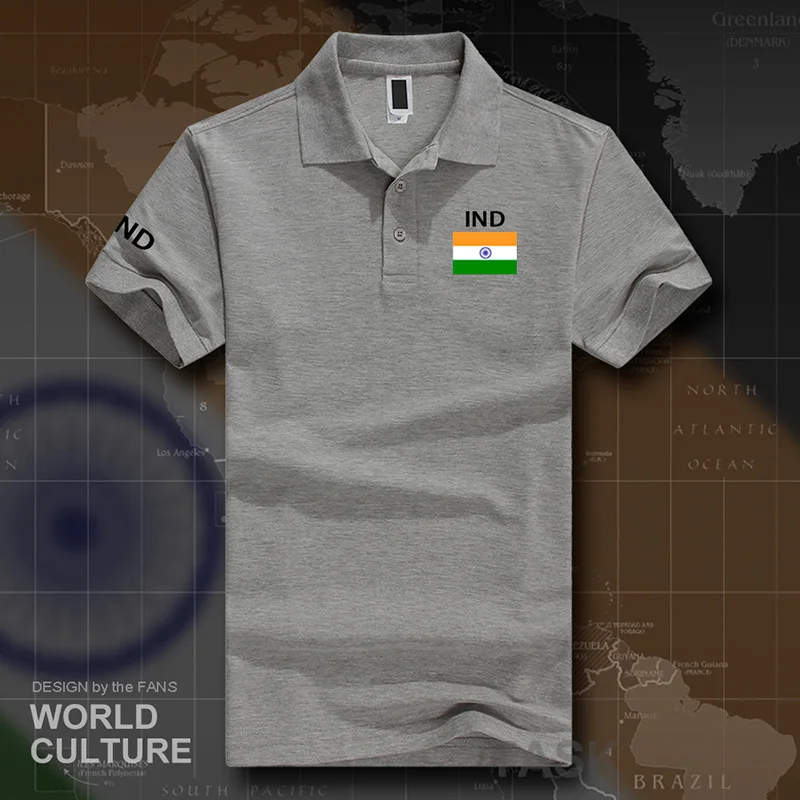 Republic Of India Polo Shirts Men Short Sleeve White Brands Printed For  Country 2017 Cotton Nation Team Flag New Ind Indian Flag - Polo Shirts -  AliExpress