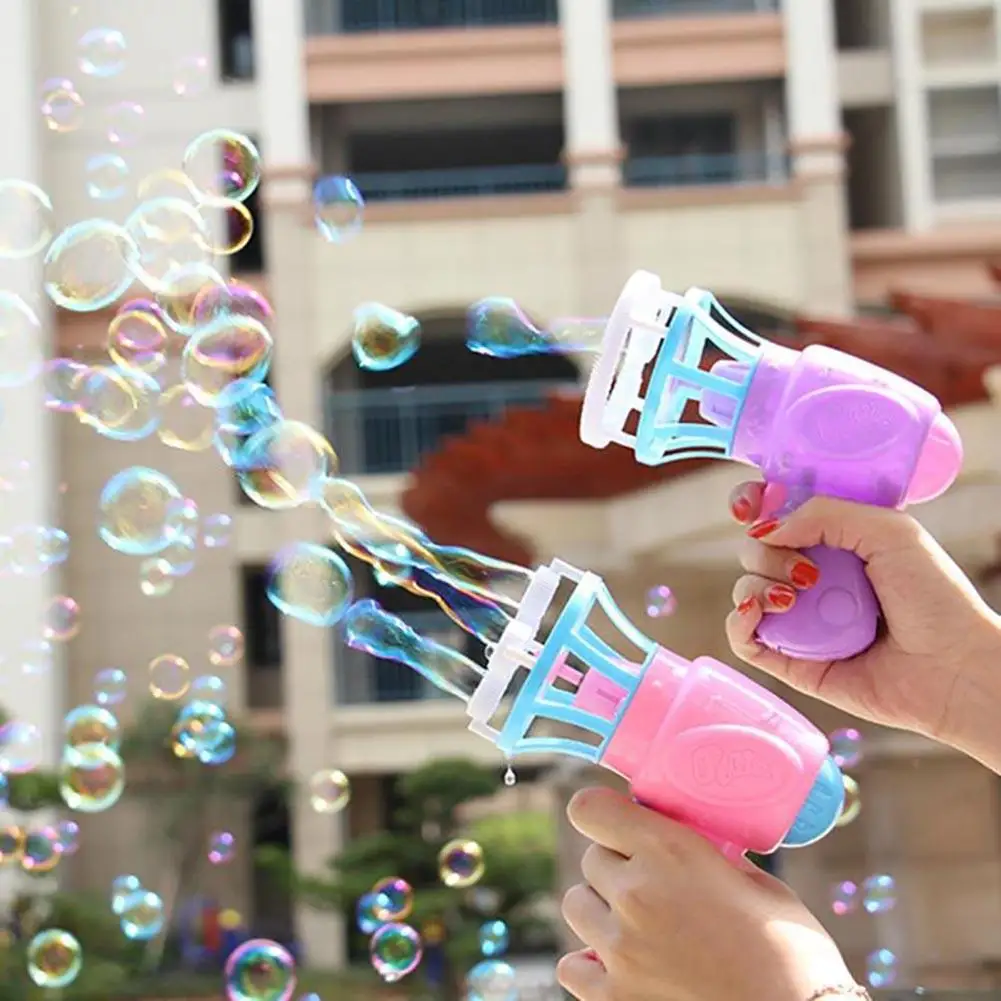 Для детей мини Электрический автоматический пузырь воздуходувка машина открытый игрушки