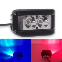 Krator 30W High Power 6000K White Side Shooter Pods Combo LED Work Light Strobe Lamp for Off-road Truck UTV ATV SUV Boat