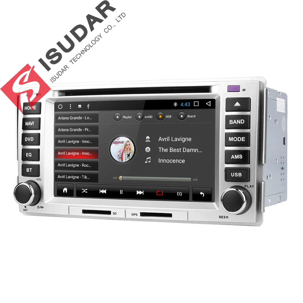 Cheap Isudar Car Multimedia player 2 din Auto DVD android 7.1.1 6.2 Inch For HYUNDAI/SANTAFE/SANTA FE 2006-2012 Radio 4 Core 4G FM GPS 4 Cheap Isudar Car Multimedia player 2 din Auto DVD android 7.1.1 6.2 Inch For HYUNDAI/SANTAFE/SANTA FE 2006-2012 Radio 4 Core 4G FM GPS 4
