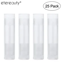 ETEREAUTY 25 шт. губная помада тюбик бальзам для губ Пустые контейнеры косметические контейнеры контейнер для лосьона клей-карандаш прозрачная бутылка для путешествий