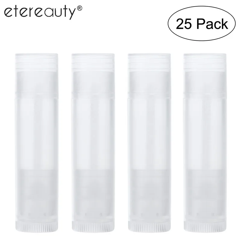 ETEREAUTY 25pcs Lipstick Tube Lip Balm Containers Empty Cosmetic