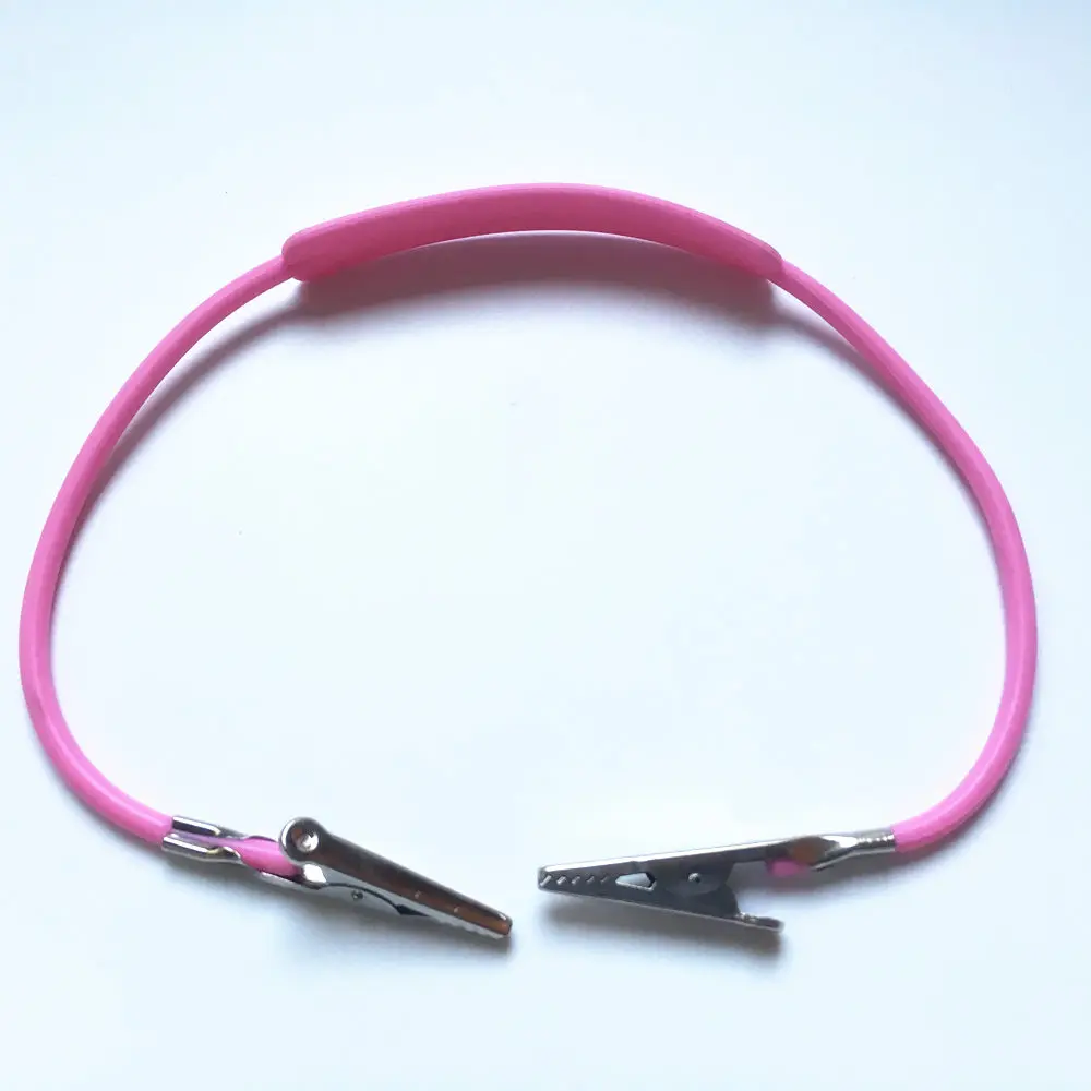 5Pcs pink Bib Clips Dental Autoclavable Napkin Baby Silicone Patient