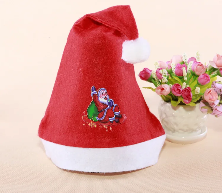 1 Pc Christmas Hat Caps Santa Claus Christmas Gift Retail For Sale Free