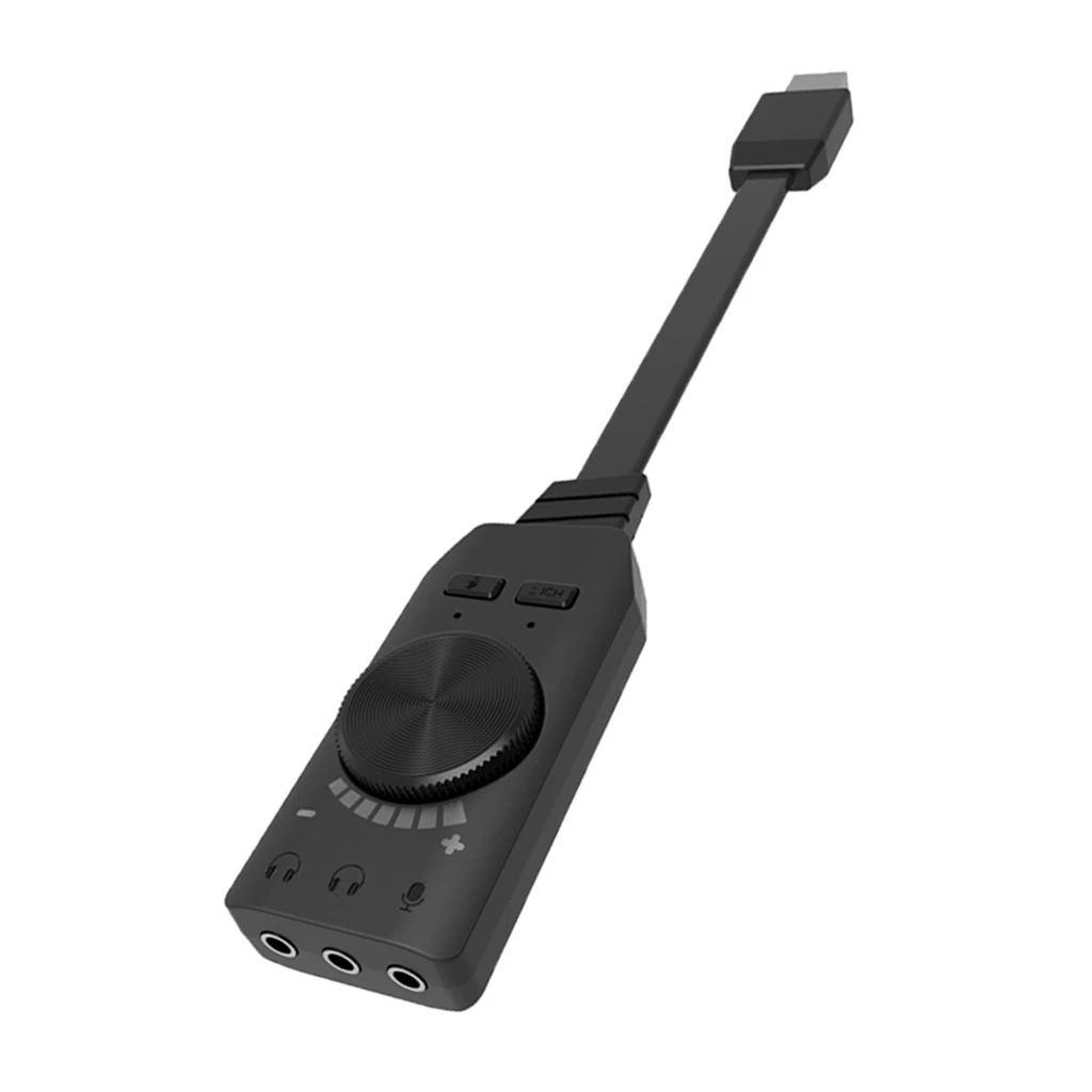 MagiDeal 7.1CH USB External Sound Card Mic Audio Card USB to 3.5mm Earphone Headphone