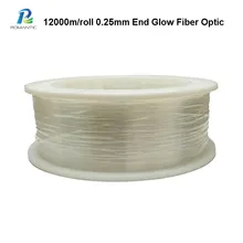 Led волоконно-оптическое освещение 0,25 мм 12000 м пластиковый конец для выращивания волоконно-оптического кабеля освещение звездное небо потолок Lluminacion Fibre Optique