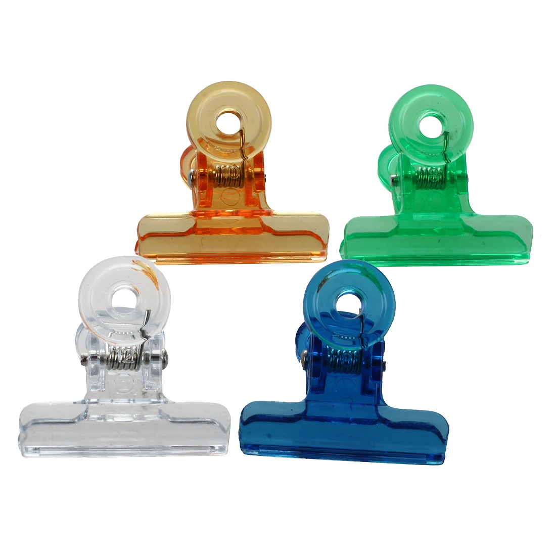 Office Stationery Documents Plastic Multicolor Binder Clips 24 Pcsin