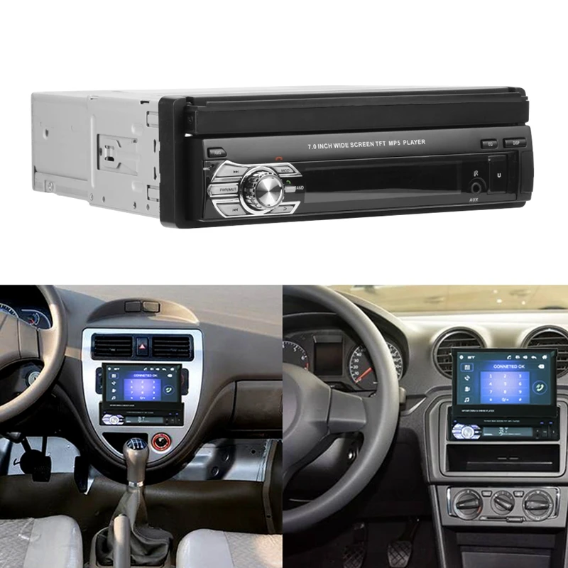 SWM 9601 Модернизированный складной " экран автомобиля стерео MP5 плеер RDS AM FM радио Bluetooth 4,0 видео медиаплеер Поддержка USB/TF/AUX