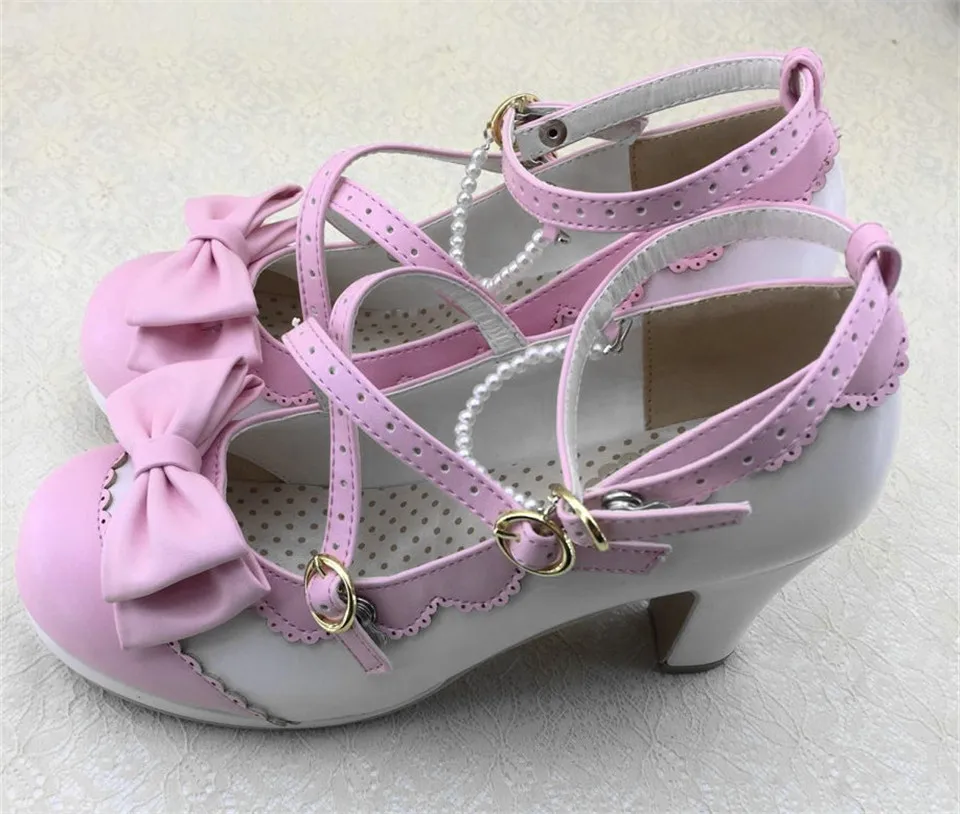 doces cor confortável sapatos bowtie cruz cintas