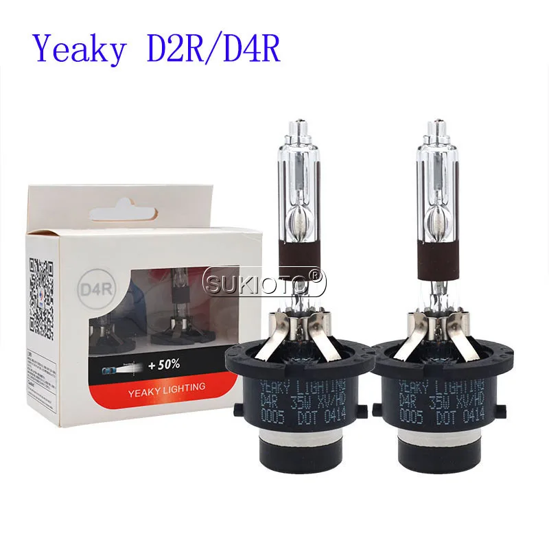 SUKIOTO Original 35W Yeaky HID Xenon Bulb D1S D3S Car Headlight HID Bulb 35W D2S D2R D4R D4S 4500K 5500K 6500K Yeaky Xenon Bulb (3)