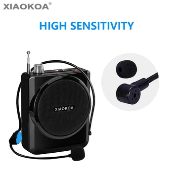 

Voice amplifier Microphone Amplifier with Mini Portable Loudspeaker for Tour Guides Teachers speech speaker radio mic XIAOKOA