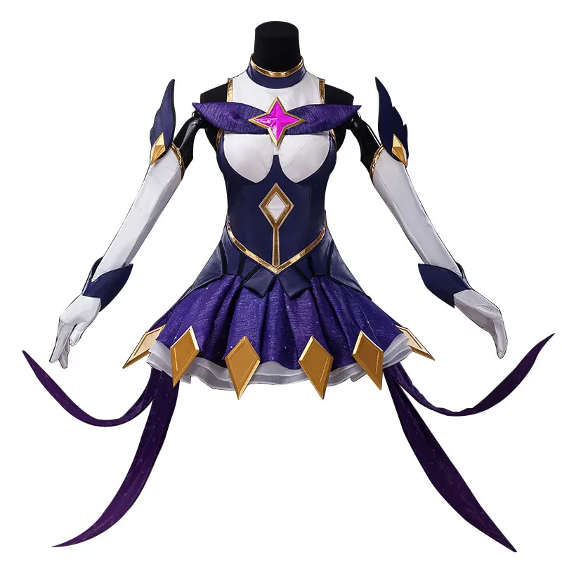 

LOL Star Guardian Magical Girl The Dark Sovereign Syndra Uniforms Cosplay Costume Free Shipping