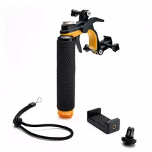 Stabilizer Section Pistol Trigger Set Floating Handle Handheld Monopod Hand Grip For Gopro SJCAM for Xiaomi Yi Git2 Action Cam