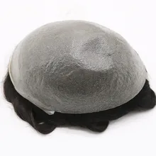 Эвершелковистый ультра тонкий кожаный мужской парик V петля 8x10 дюймов, толщина 0,02-0,04 мм NG волосы парики