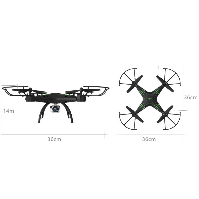 

2018 New Large Drone WIFI Remote Control Quadcopter Headless Model HD Wide-angle Camera Voice Control