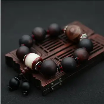 

Natural Tibetan Dzi Bead Agate Bracelet Tibetan Old Dzi Bead Bracelet ab23#