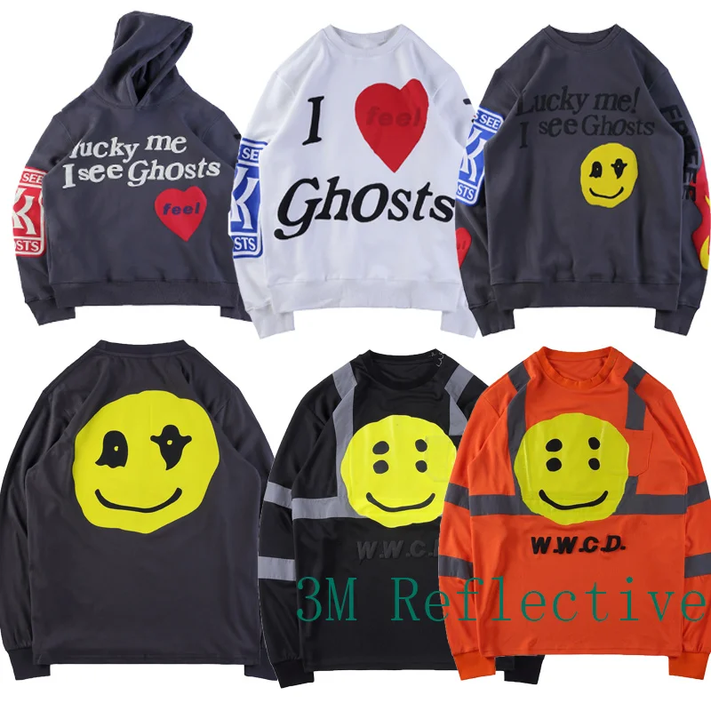 

Kanye West Hoodies Men Womens 1:1 High Quality KIDS SEE GHOSTS FREEEE ASAP Rocky CPFM W.W.C.D Sweatshirt Hoodie