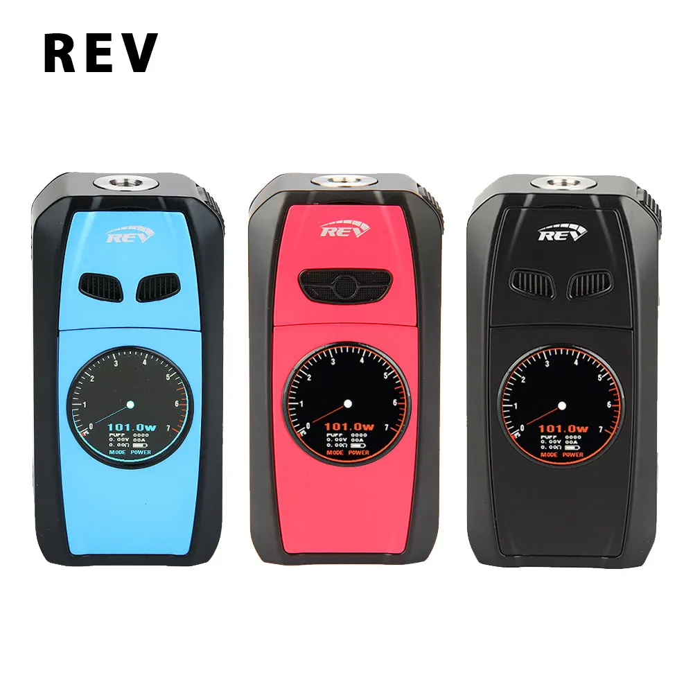 

2018 New 101W REV Sport TC Box MOD W/ 101W Max Output Power & Dial Style Screen & 4200mAh Battery Electronic Cigarette Box Mod