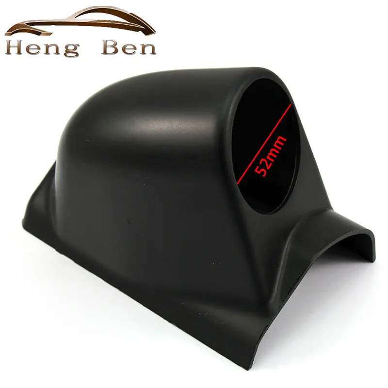 

HB Black 2" 52mm Universal A-Pillar Single Hole Dash Gauge Meter Pod Mount Holder Left Hand Drive